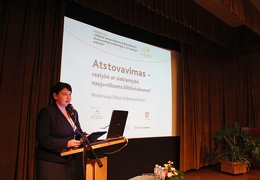 Bibliotekų atstovavimo stiprinimui skirta konferencija