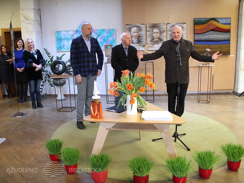 Kalba parodos organizatorius Vilius Ksaveras Slavinskas