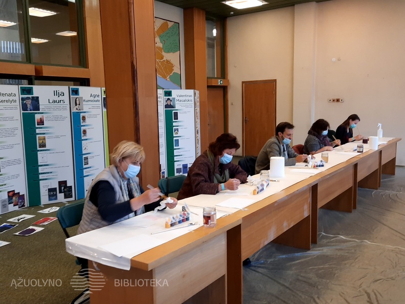 Dailės terapijos užsiėmimas su neuroedukatore Rimante Tamoliūniene