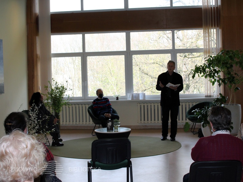  Pauliaus Širvio poeziją skaitė aktorius Petras Venclovas
